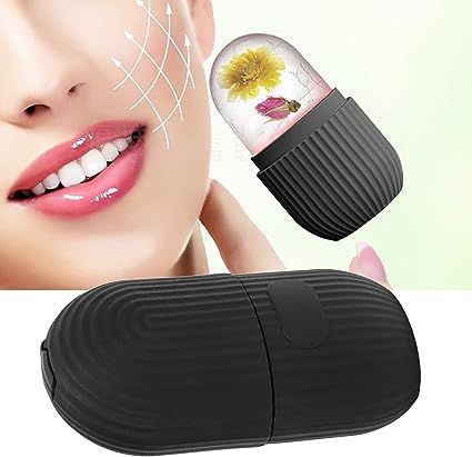 MOLDE DE HIELO FACIAL EN SILICONA - TERAPIA DE FRIO PARA REJUVENCER Y TONIFICAR LA PIEL