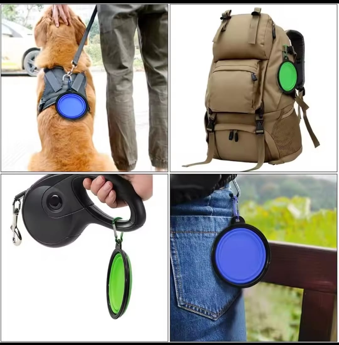 TAZON PLEGABLE Y PRACTICO PARA PERROS - IDEAL PARA VIAJES Y PASEOS
